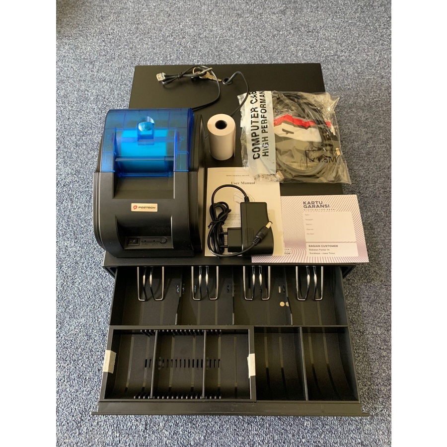 Jual PAKET KASIR [PRINTER BLUETOOTH CASH DRAWER BARCODE SCANNER ...