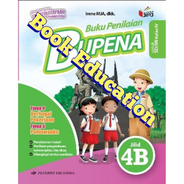 Jual BUKU BUPENA 4B K13 REVISI BUKU ERLANGGA BUKU SD/MI KELAS 4 ...