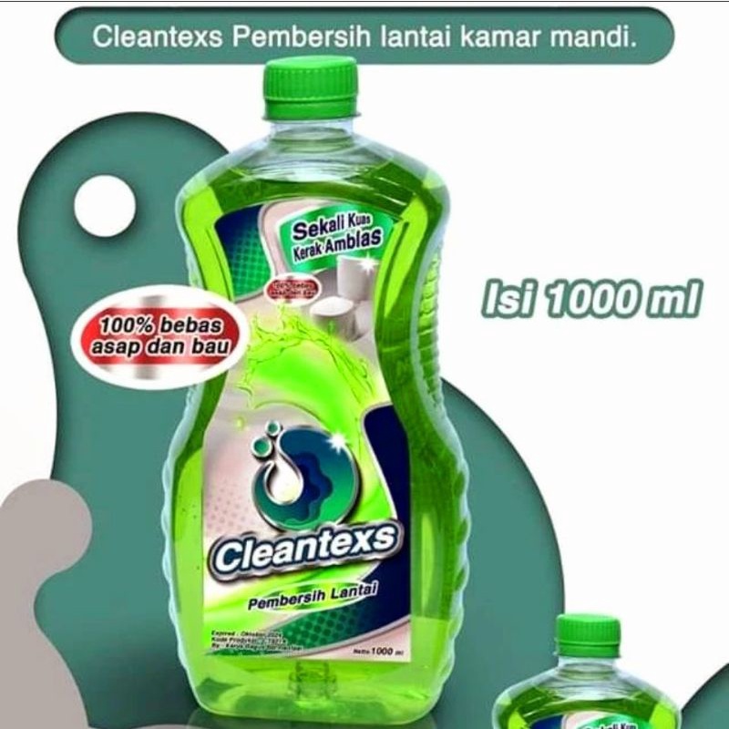 Jual CLEANTEX 1 LITER PEMBERSIH KERAK KAMAR MANDI/TOILET | Shopee Indonesia