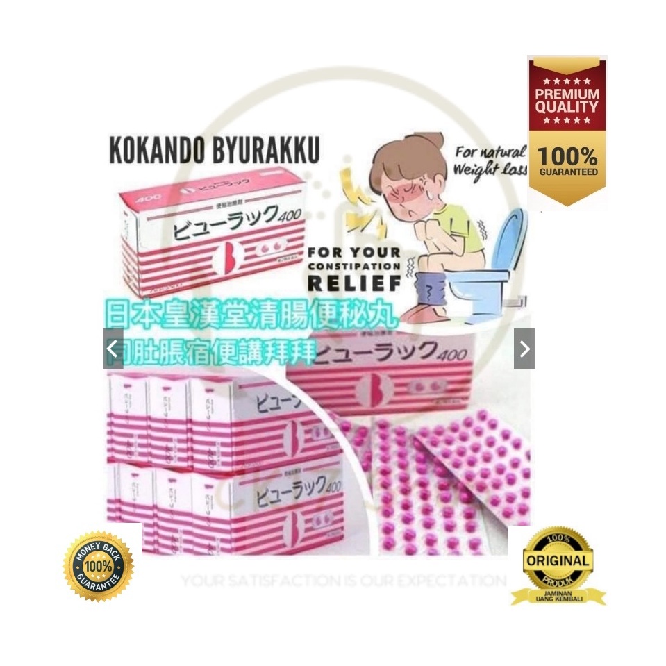 Jual Kokando Byurakku 400pill Pelancar Bab Obat Sembelit Original