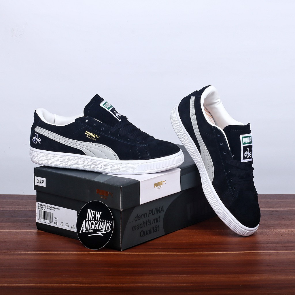 Puma suede classic rudolf dassler black best sale