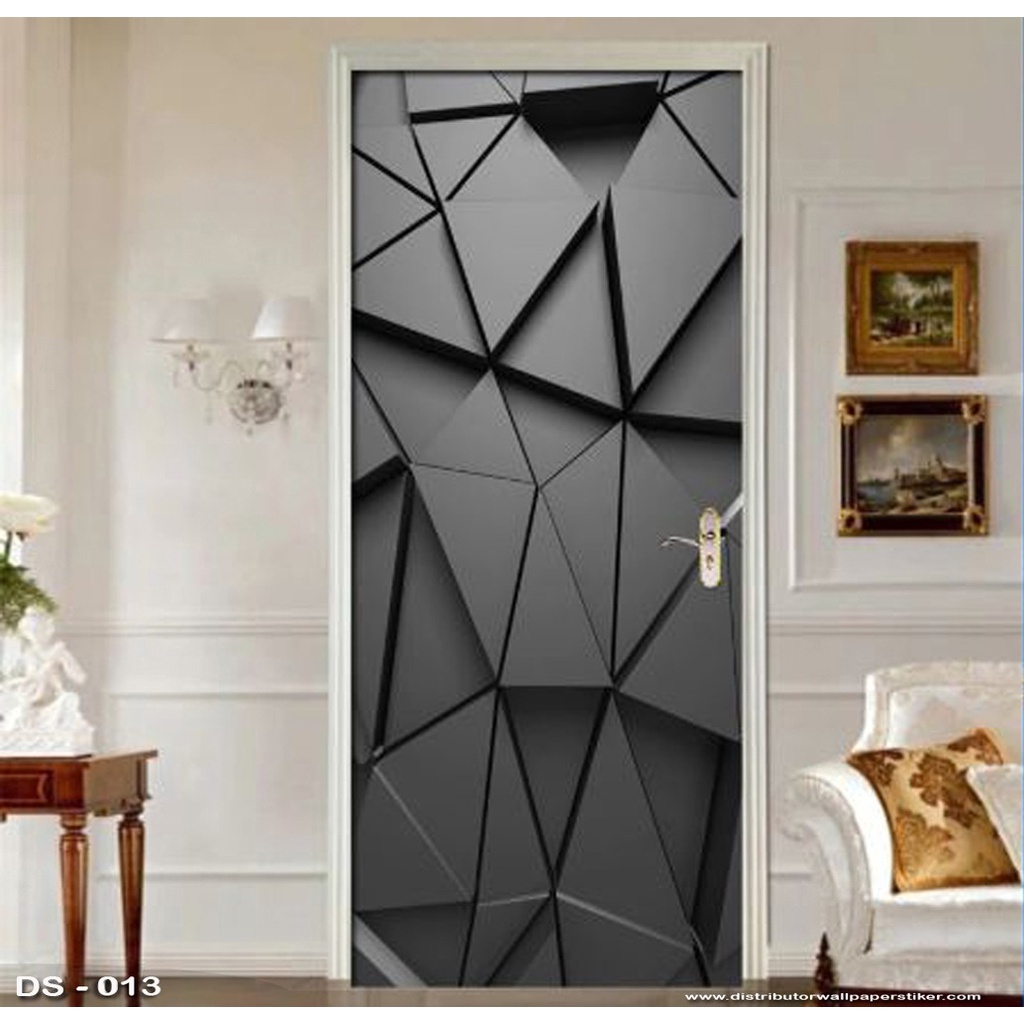 Jual Custom Stiker 3D Pintu Kamar Mandi dan STICKER WC Rumah Door ...