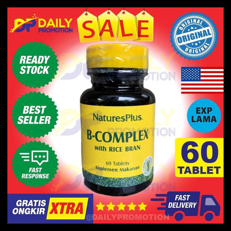 Jual Natures Plus B Complex Nature Anti Stress Vitamin Saraf 60 Tablets Promo Kode 1kode 2 5657