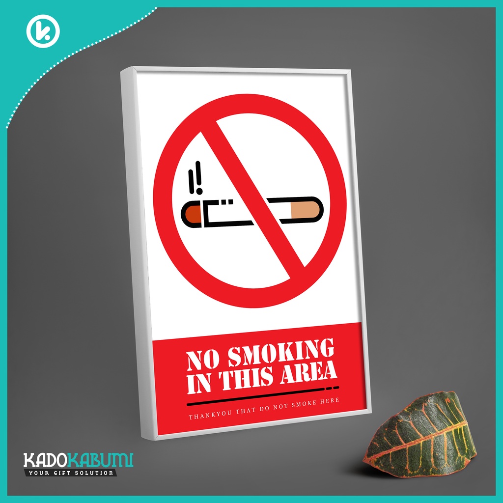 Jual Poster Dilarang Merokok No Smoking Sign Pictbox Eksklusif