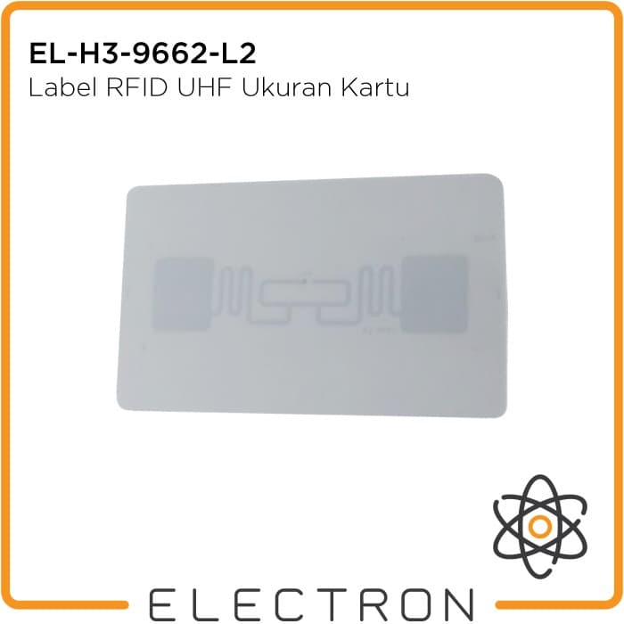 Jual EL-H3-9662-L2 RFID UHF H3 9662 CR80 Paper Label Sticker EPC Gen2 ...