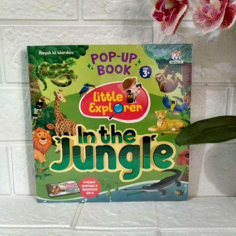 Jual Pop Up Book Little Explorer In The Jungle Original Ziyad | Shopee ...