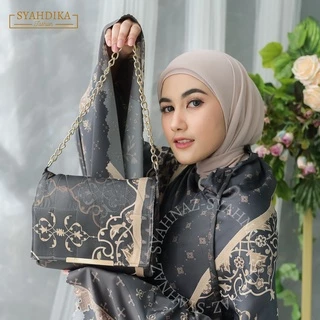 Syahdika - Mukena Dewasa silk Premium Daily 2in1 Syahnaz Hawa Series