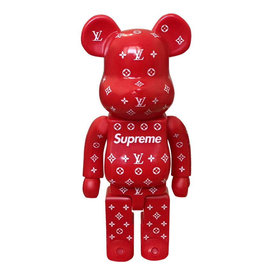 ≥ Bearbrick LV x Supreme — Poppetjes en Figuurtjes — Marktplaats