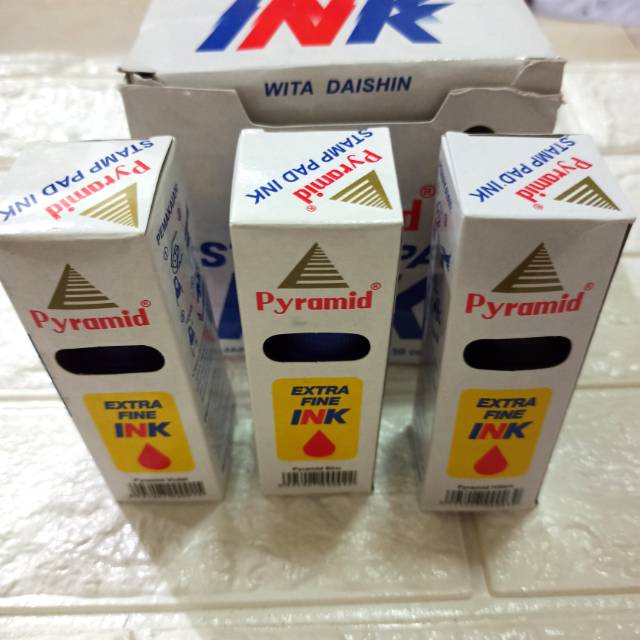 Jual Tinta stempel Pyramid / stamp pad ink Pyramid 50cc | Shopee Indonesia