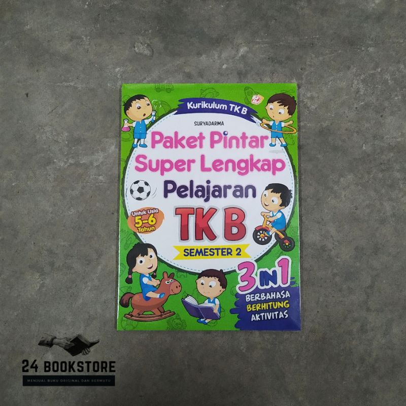 Jual Buku Anak Paket Pintar Super Lengkap Pelajaran TK A & B Semester 1 ...