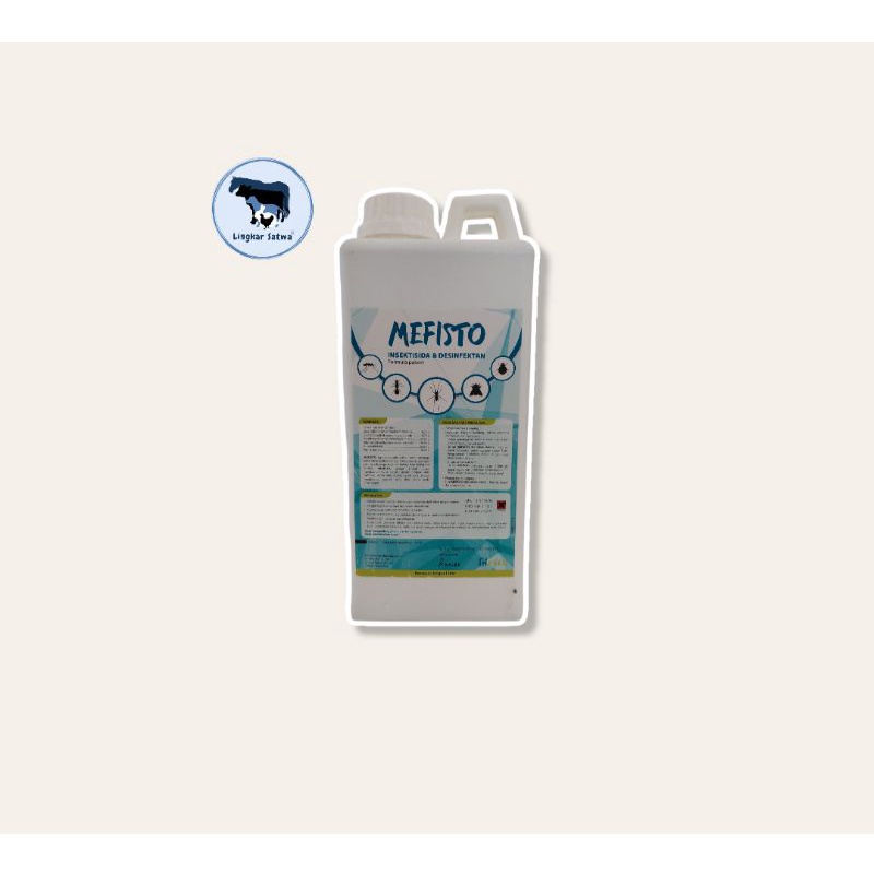 Jual Mefisto 1 liter / obat semprot kandang / anti kutu dan caplak