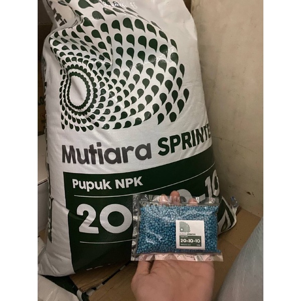 Jual PUPUK MEROKE NPK MUTIARA SPRINTER 20 10 10 REPACK 100 GRAM ...