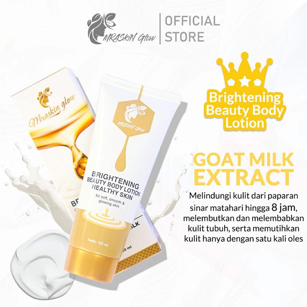 Jual MRASKIN GLOW Brightening Beauty Body Lotion Healthy Skin Bpom with