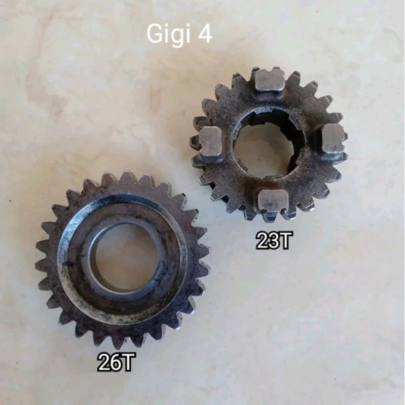 Jual Original Set Gigi 4 Rasio Mata 23 26 T Honda GL 100 GL 125 JAPAN ...