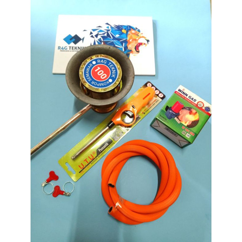 Jual Kompor mawar ukuran 100 hight presure fullset | Shopee Indonesia