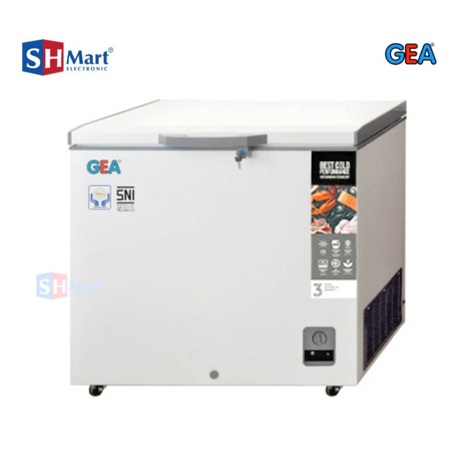 Jual Gea Chest Freezer Box Ab R Putih Ab R Shmart Electronic