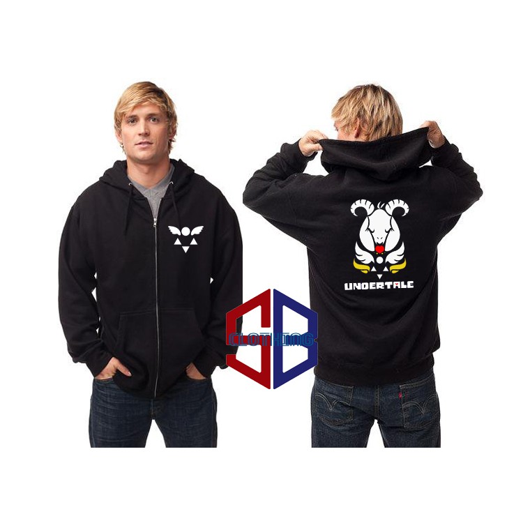 Jual Hoodie Zipper Undertale Asriel - Hitam | Shopee Indonesia