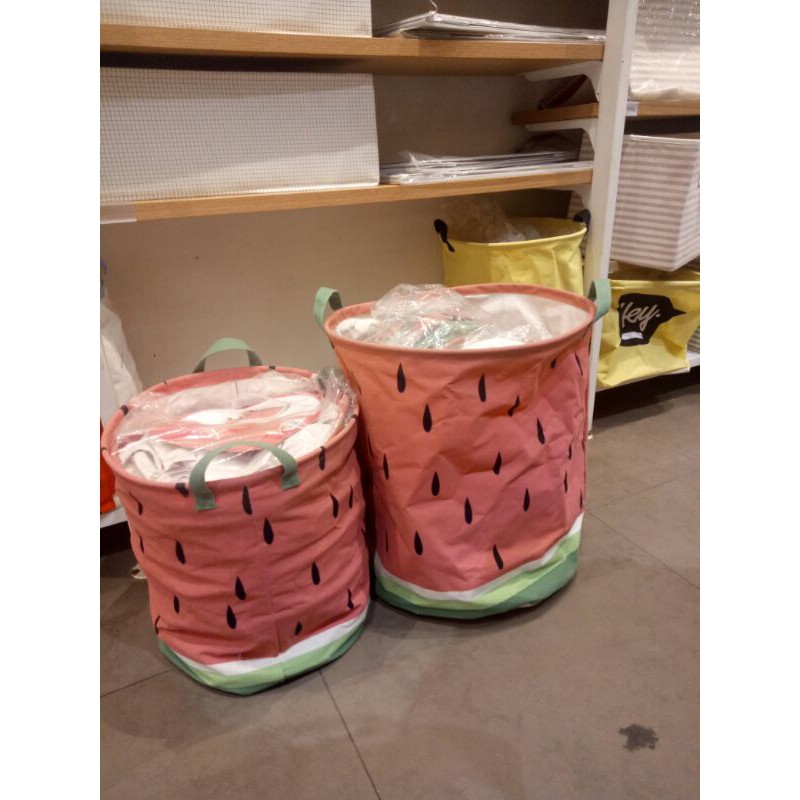 Jual MINISO FRUIT SERIES L & M STORAGE BASKET (KERTAS TAG HILANG