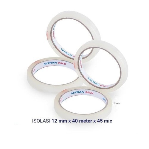 Jual LAKBAN / ISOLASI MITRAN PACK 12 mm x 40 m BENING | COOL SPAREPART ...