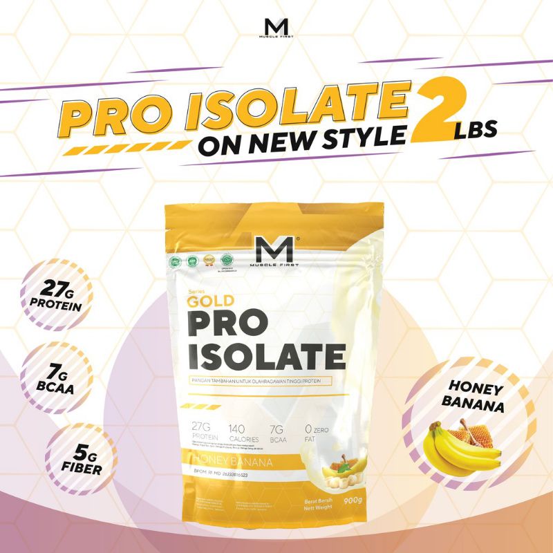 Jual pro isolate gold series muscle first | Shopee Indonesia