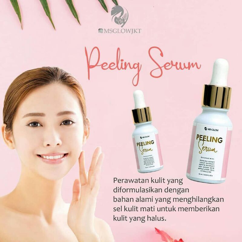 Jual Peeling Serum/peeling Serum Ms Glow Original | Shopee Indonesia