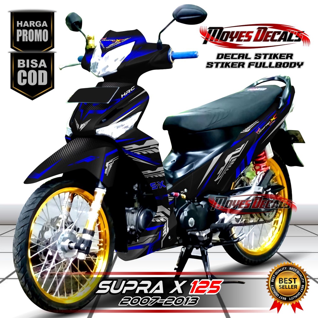 Jual Decal Supra X 125 Karbu // Decal Honda Supra X 125 FI