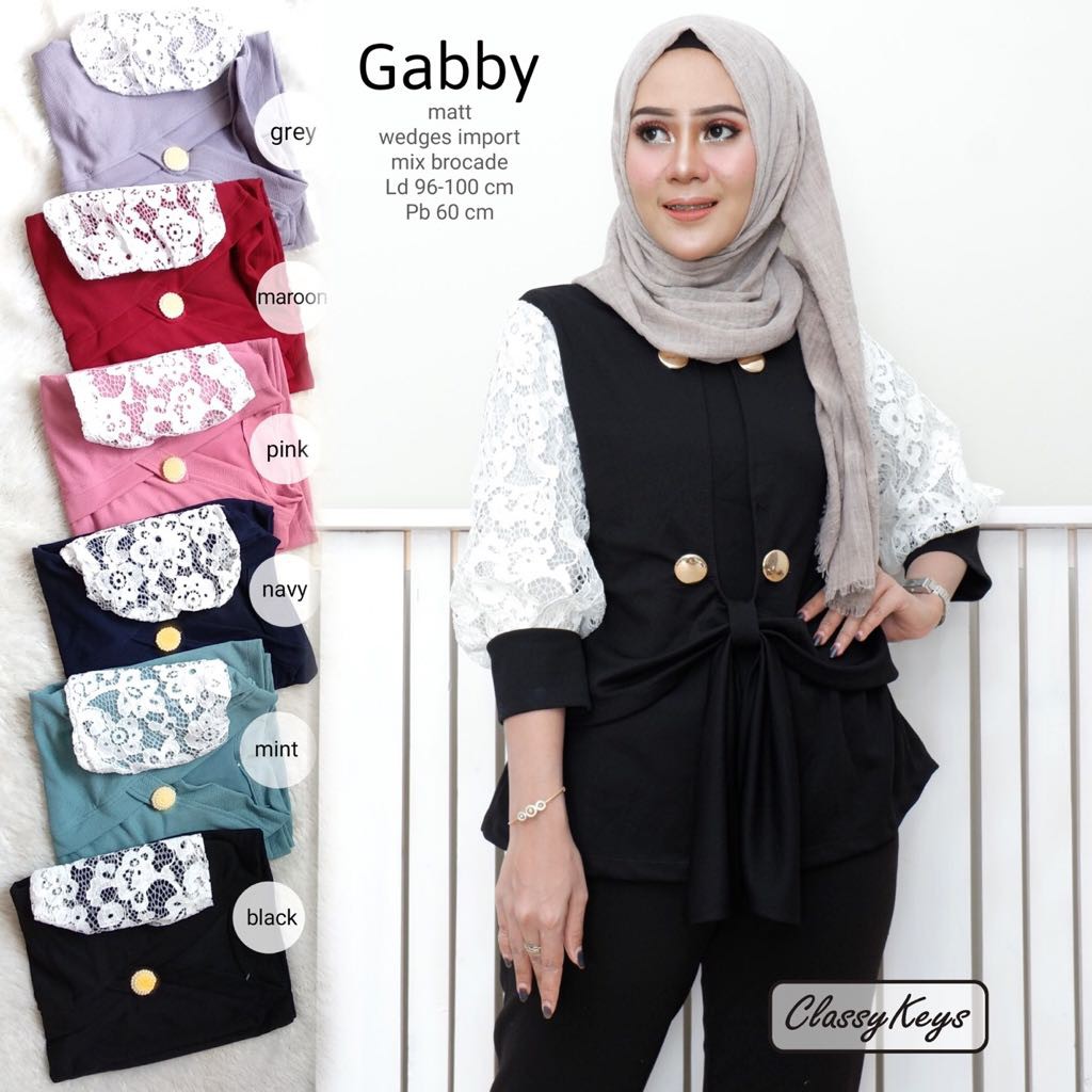 Jual Gabby Blouse by Classy Keys | Shopee Indonesia