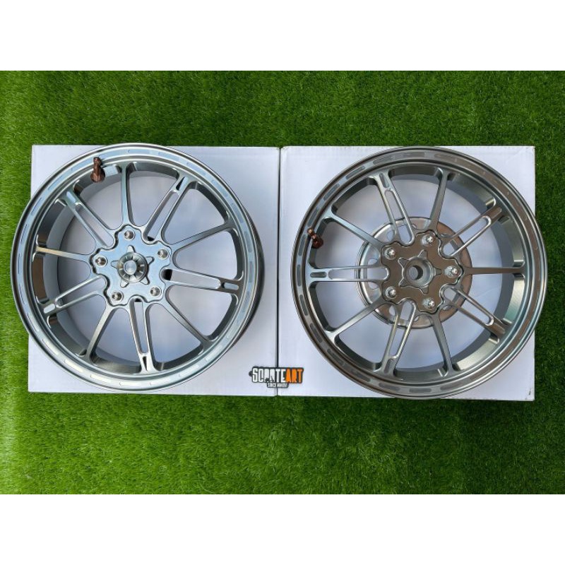 Jual Velg/Rims One Drag Special Colour Titanium Grey R12 | Shopee Indonesia