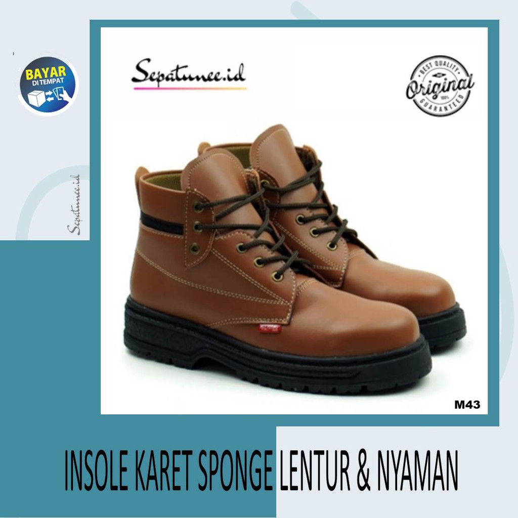 Jual Sepatu Safety Sepatu Boots Casual Proyek Kerja Lapangan Sepatu ...