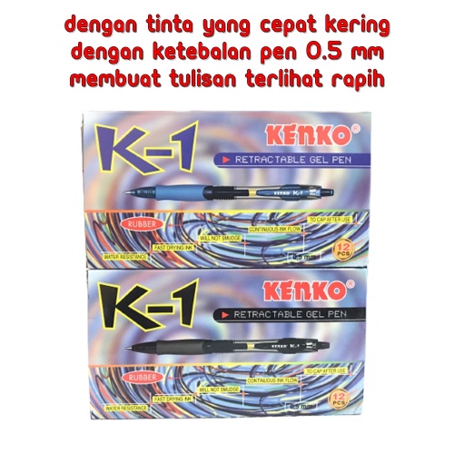 Jual Pulpen Kenko K1 Ballpoint K1 Kenko Pulpen Gel Pen Bolpen Kenko K1