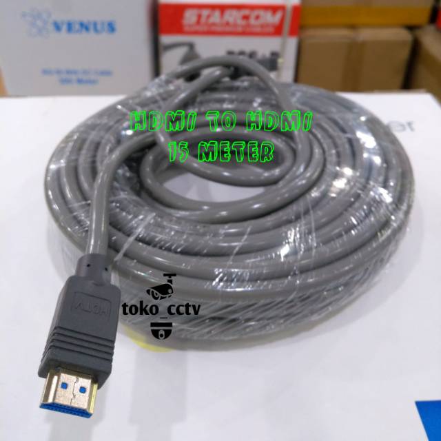Jual Kabel HDMI to HDMI 15m KABEL HDMI 15 METER KABEL HDMI KE HDMI 15M ...