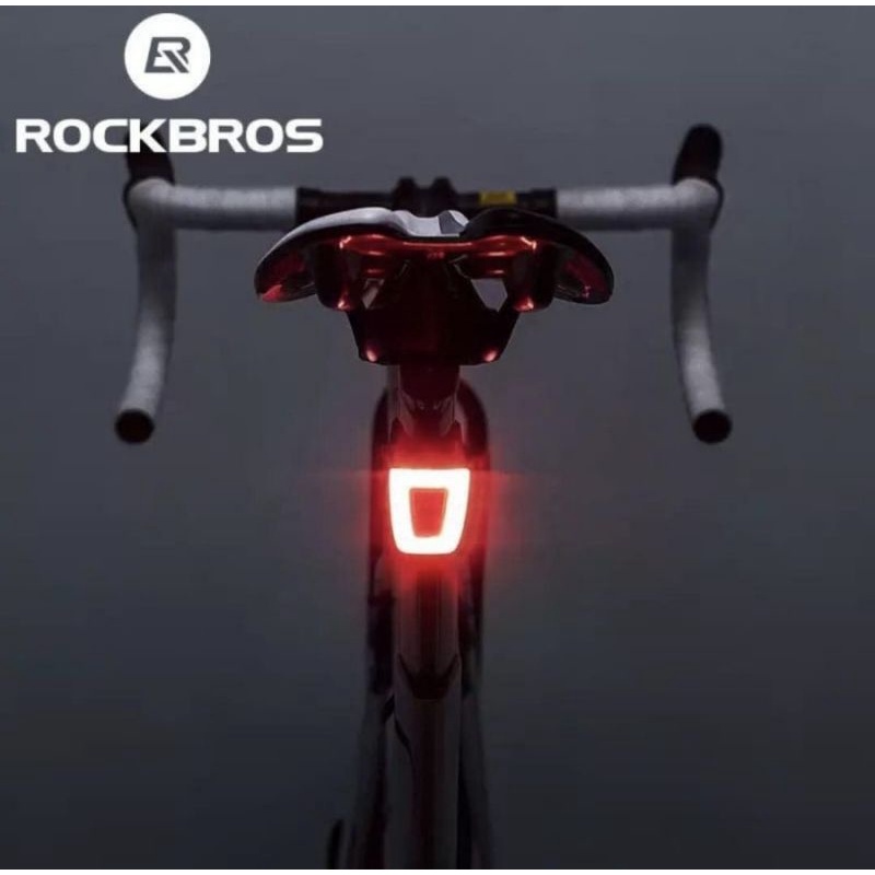 Jual Lampu Sepeda Belakang Helm Rockbros Tt Wd Original Recharge Not Q Shopee Indonesia