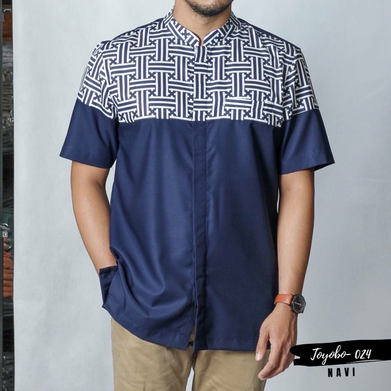Jual BAJU KEMKO KOKO KEMEJA SUBLIM 24 WARNA HITAM OLIVE NAVY MARON ABU