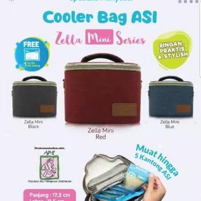 Jual Cooler Bag Bka Tas Asi Bayi Tipe Zella Mini Series Merah Shopee Indonesia