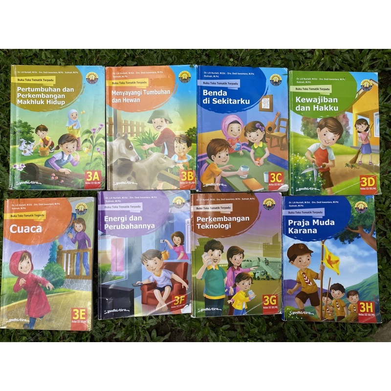 Jual buku bekas teks tematik terpadu yudhistira 3A - 3G | Shopee Indonesia
