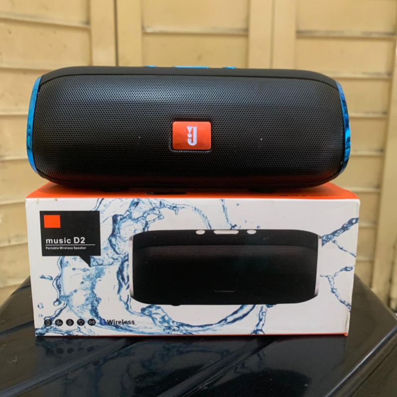 Jual MUSIK BOX SPEAKER BLUETOOTH WIRELESS D2 FULL BASS | Shopee Indonesia