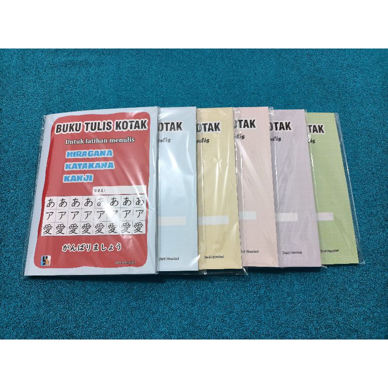 Jual Buku Tulis Kotak Hiragana Katakana Kanji Shopee Indonesia 4142