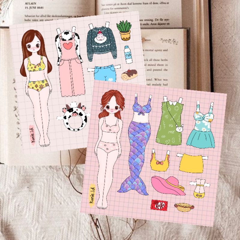 Jual BP BPAN /BONGKAR PASANG/BAJU-BAJUAN/PAPER DOLLS/MAINAN JADUL
