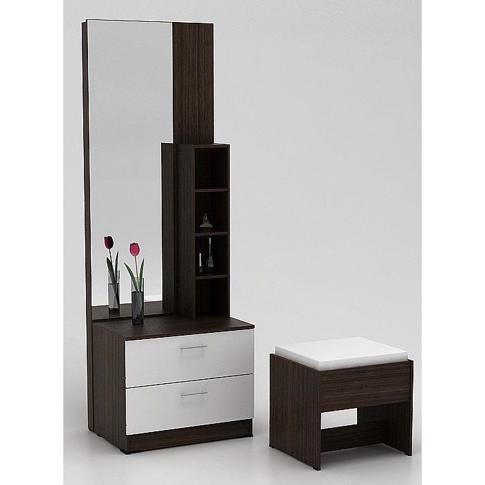Meja Rias Cermin Panjang Minimalis Elegan Standing Mirror Alba Baz DS 60 Metropolis Pira