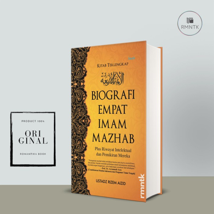 Jual Buku Biografi Empat Imam Mazhab Hard Cover Plus Riwayat Intelektual Dan Pemikiran Mereka 0822