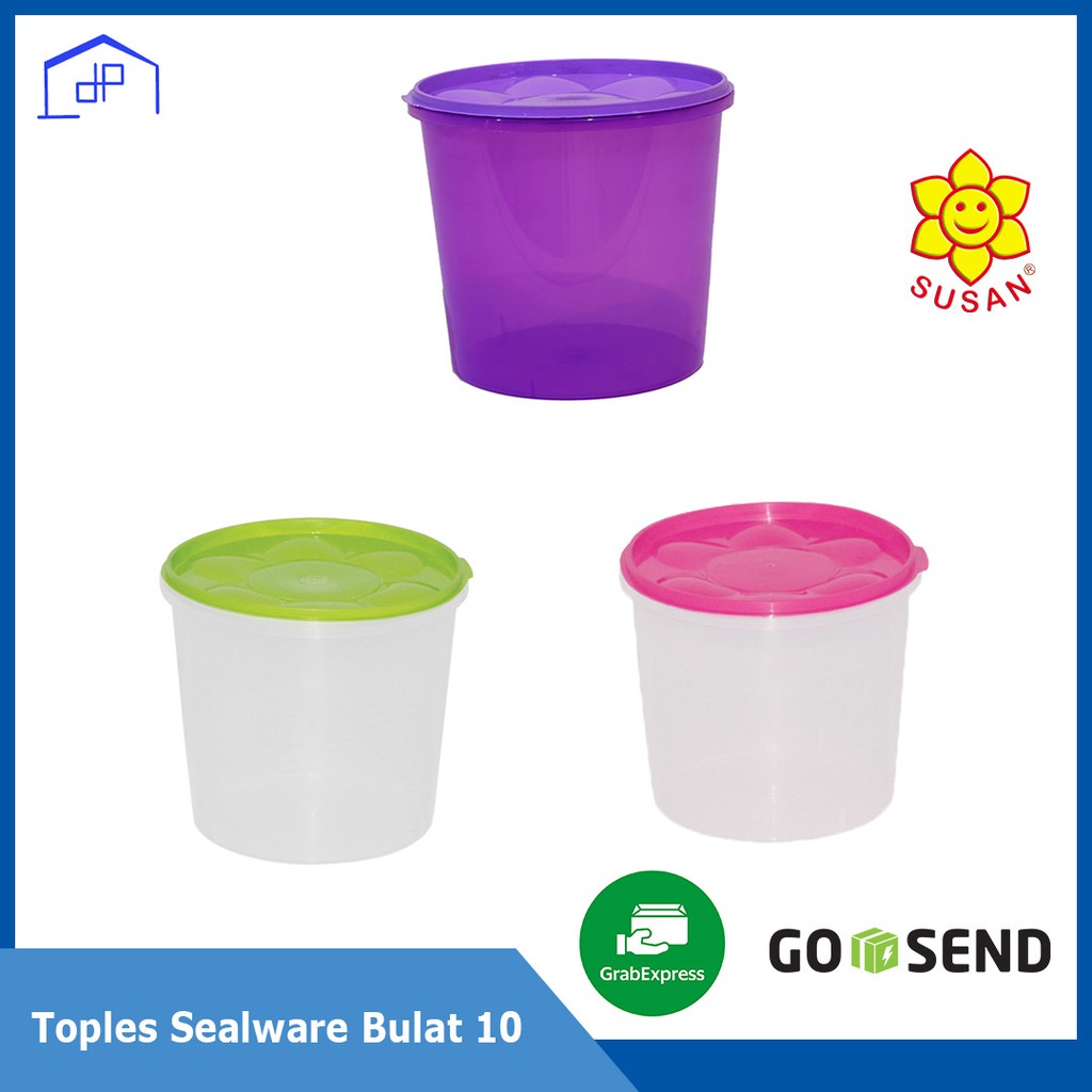 Jual Toples Plastik Toples 10l Toples Kerupuk Toples Sealware Bulat 10 Susan Shopee 7996