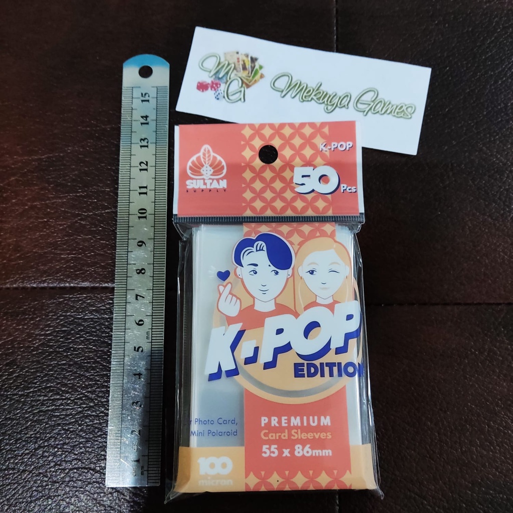 Jual Sultan KPOP 55X86mm 57X88mm Board Game Sleeves Photo Card 50pcs