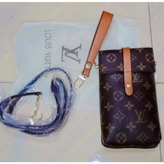 Tas Selempang HP LV Wristlet Purse Crossbody Sling Phone Bag Murah