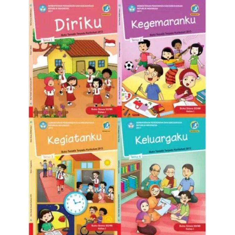 Jual Buku Tematik Sd Kelas 1 Semester 1 (4buku) | Shopee Indonesia