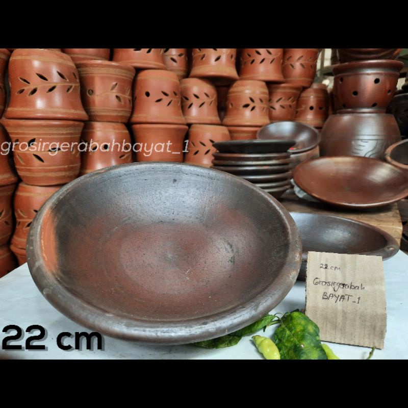 Jual Cowek Tanah Liat Sambal Gami Tahan Panas - 22 cm | Shopee Indonesia