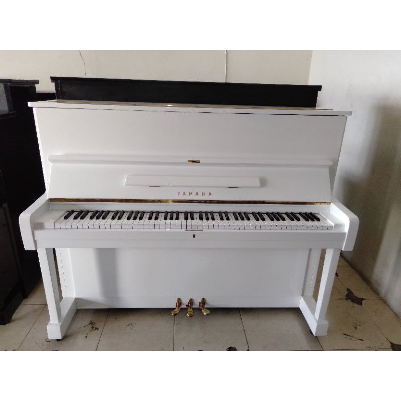 Piano droit YAMAHA U1 Blanc brillant