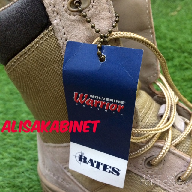 Jual Sepatu Bates Wolverine Warior 41 Tan Tactical | Shopee Indonesia