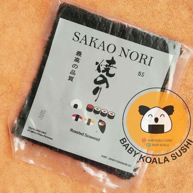 Jual Sakao Nori Sushi Lembar Sushi Yakinori Seaweed Rumput Laut