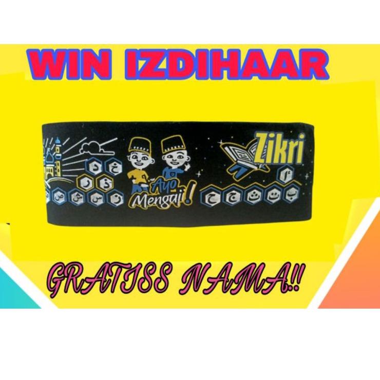 Jual (COD-CXF9 Peci/Songkok/Kopyah LED GRATIS NAMA ANAK Motif Karakter ...