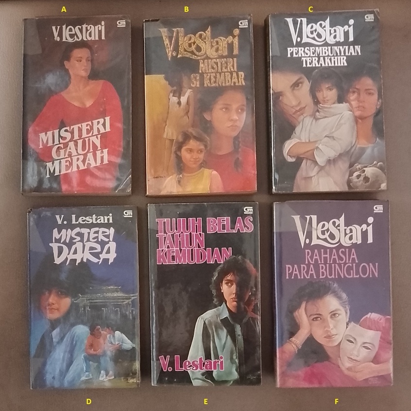 Jual Buku Novel Misteri V. Lestari / Buku Misteri / Kumpulan Cerita